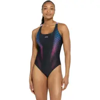 Zoggs Powerback E Plus Swimsuit Noir 38 Femme