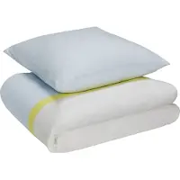 Hubsch Parure De Lit Block 60/220 Bleu Clair/multicolore | 061808