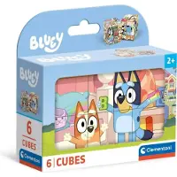 Clementoni CLE Cubi klocki 6 - Bluey 40662
