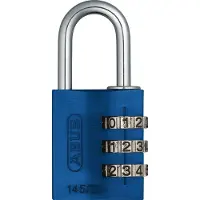 ABUS 145/30 Cadenas à combinaison Bleu