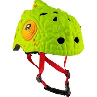 Crazy Safety Chameleon, casque vélo, junior, vert