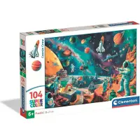 Clementoni CLE puzzle 104 SuperKolor Cosmic Crew 25036