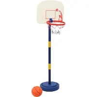 vidaXL Panier de basket-ball avec support, ballon & pompe Réglable 90/121 cm