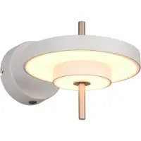 TRIO Applique LED, CCT, intensité lumineuse variable, réglable, grise, L 30 cm