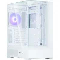 Zalman Boîtier PC - - P40 Prism - Sans alimentation - Moyen tour - Format ATX - Blanc