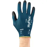 Ansell Gants HyFlex 11-616 taille 10 bleu vert/noir EN 388:2016 EPI catégorie II (12)