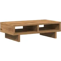 vidaXL Support d'écran Artisan-Chêne 50x27x15 cm Bois composite