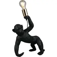 TRIO Lampe de table Bobo Singe Noir