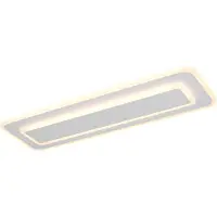 TRIO -Leuchten : Plafonnier LED RIVA, dimensions 60x4,70x20 cm, couleur blanche