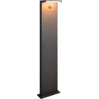TRIO Lampe de jardin moderne Ravi anthracite avec capteur 100 cm