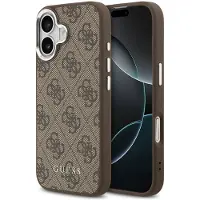GUESS 4g Classic Logo Magsafe Iphone 17 Phone Case Marron