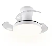 TRIO Ventilateur de plafond Tampere blanc Ø 71cm