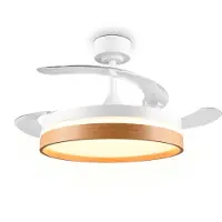 TRIO Fan Volda blanc Ø 106cm