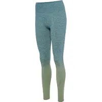 Hummel Pantalon de sport pétrole / vert clair