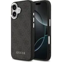 GUESS - Hardcase 4G Classic Logo MagSafe (GUHMP17SP4GSSMCK) - iPhone 17 - Black (Apple iPhone 17), Coque pour téléphone portable, Noir
