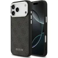 GUESS - Hardcase 4G Classic Logo MagSafe (GUHMP17XP4GSSMCK) - iPhone 17 Pro Max - Black (Apple iPhone 17 Pro Max), Coque pour téléphone portable, Noir