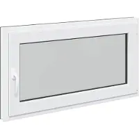Syfax Fenêtre de sous-sol RISOR 110 x 60 cm PVC et verre Anthracite