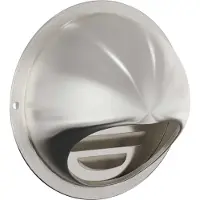 vidaXL Grilles d'aération, 2 pièces, argent, 100 mm, acier inoxydable