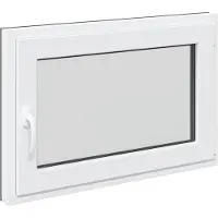 Syfax Fenêtre de sous-sol RISOR 90 x 50 cm PVC et verre Anthracite