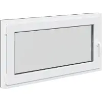 Syfax Fenêtre de sous-sol RISOR 110 x 60 cm PVC et verre Anthracite