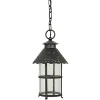 SU-MA Suspension d'extérieur rétro 1xE27 noir IP23 Toledo K 1018/1/R