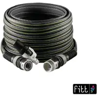 Fitt Tuyau flexible avec embout tressé à 3 couches, résistant aux perforations, Force - Rouleau de 20 mètres
