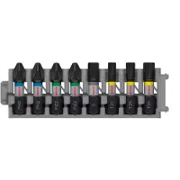 Bosch PRO Impact Mixed Pack, PH2(x2) PZ2(x2) H5 T20 T25 T30, 25 mm, 8 pcs.
