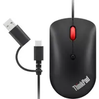 Lenovo Thinkpad Compact trådbunden mus, USB-C och USB-A