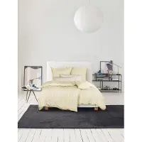 Esprit Renforcé Housses de coussin et draps de lit HARPLINES Beige 200 x 200 cm