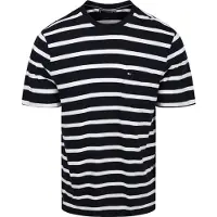 Tommy Hilfiger T-shirt Rayé Bleu Foncé
