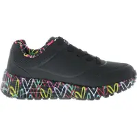 SKECHERS Baskets basses enfant UNO LITE filles - Noir - 34