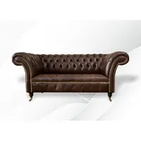 Xl Moebel Gmbh Chesterfield Samt Designer Sofa 2 Sitzer Couch Textil Leder Garnitur Braun