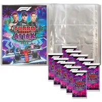 Topps - Turbo Attax Formule 1 2023 - 1 classeur vide + 10 boosters