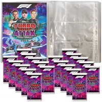 Topps - Turbo Attax Formule 1 2023 - 1 classeur vide + 20 boosters