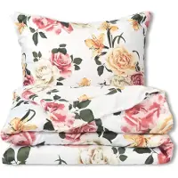 Matex Satin Parure de lit 220x200 EXCLUSIF Fleurs colorées Printemps