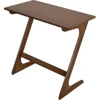 Northix Table d'appoint en bambou en forme de Z - Table basse gain de place