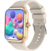 Douself Smartwatch, bracelet sportif, écran 1,91 pouces, Bluetooth 5.0, tracker fitness, avec fréquence cardiaque, sommeil, entraînement et autres fonctions, blanc