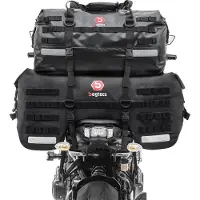 Bagtecs Moto Sacoche arrière Set # SX70 + XB50 Volume 120 L Dry Bag Etanche