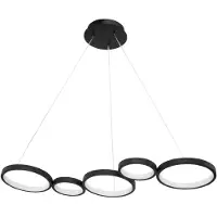 Toolight Lampe Suspendue Rea App1923-Cp Noir