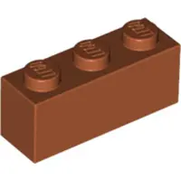 LEGO 50 pièces , pièces n° 3622 en orange foncé (Dark Orange)