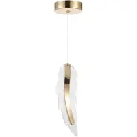 Toolight Lampe Suspendue Rea G157-Cp Or, Transparent