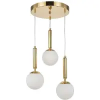 Toolight Lampe Suspendue Rea G179-3Cp Doré