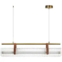 Toolight Lampe Suspendue Rea App1796-Cp Led Or Brossé