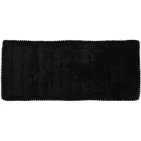 Gistuch Tapis pour chien de voiture, 62 x 137 cm, lavable, confortable, doux, antidérapant, rallonge pour siège arrière, tapis moelleux pour animaux de compagnie, pour camionnettes et SUV, noir