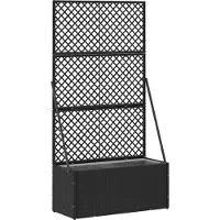 Prolenta Maison Exclusive - Jardinière espalier noir 70 x 30 x 135 cm métal