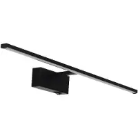 Horoz KANARYA-12 Lampe LED pour miroir de salle de bain avec interrupteur 12W 850lm 4200K IP45 noir