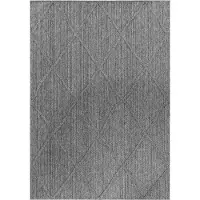 Morhane Patara Baka tapis extérieur/intérieur poils ras rectangle 240x340cm gris