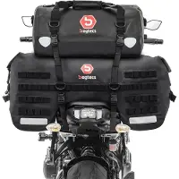 Bagtecs Moto Sacoche arrière Set # SX70 + XF30 Volume 100 L Drybag étanche