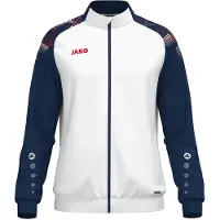 Jako Veste en polyester Sonic blanc/marine/rouge 128