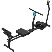 Cecotec Rameur Hydraulique Drumfit Rower CompactROW. 12 Niveaux de Résistance, Poids jusqu'à 110 kg, Renforce Les Bras